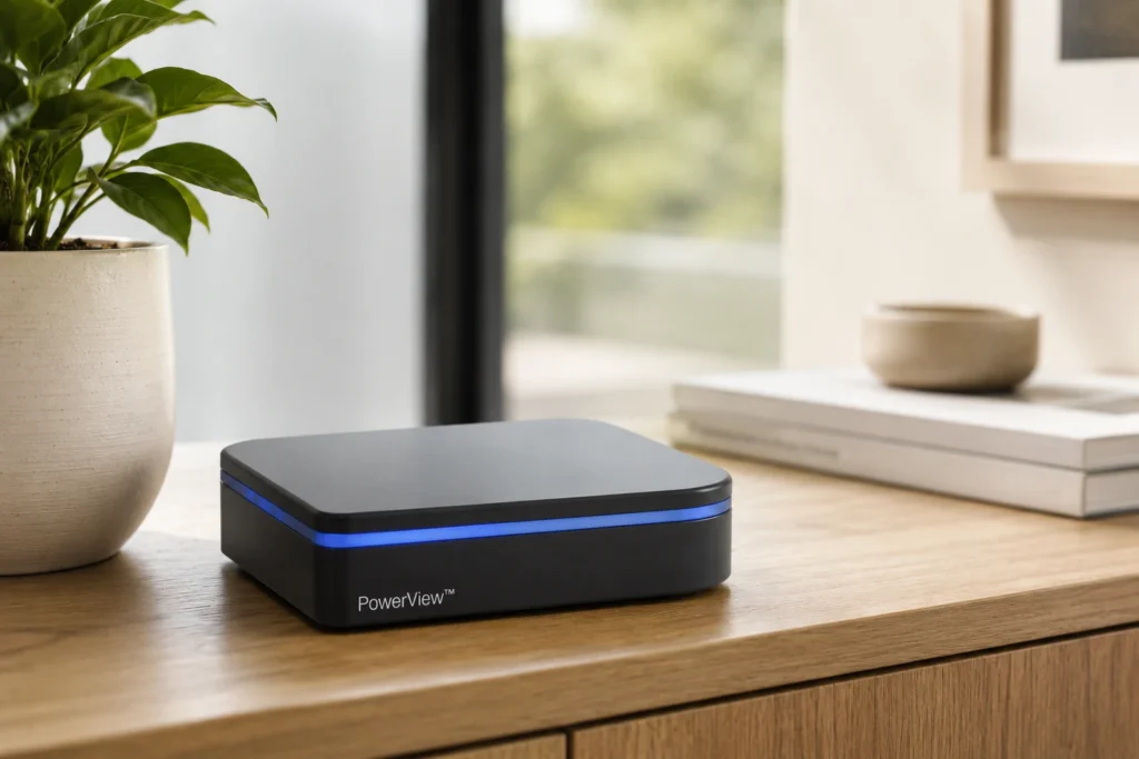 PowerView HUB pro centrální ovládání domácí automatizace.