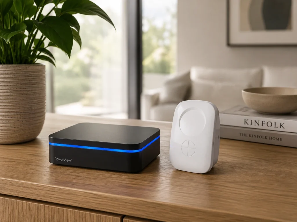 PowerView – chytrá domácí automatizace pro ovládání interiérového stínění.
